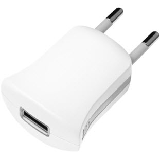 Фото товара Deppa СЗУ USB 1А, дата-кабель 8-pin для Apple, Ultra MFI (белый)