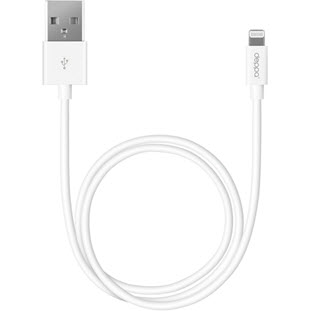 Data-кабель Deppa USB - 8-pin для Apple (MFI, 1.2м, белый)
