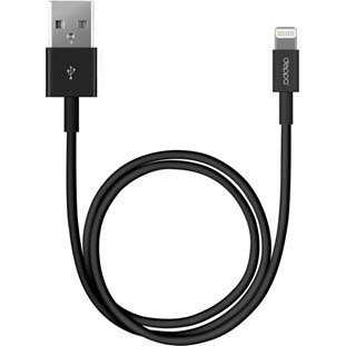 Data-кабель Deppa USB - 8-pin для Apple (1.2м, черный)