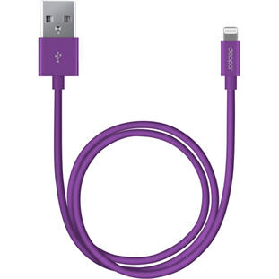 Data-кабель Deppa USB - 8-pin для Apple (MFI, 1.2м, фиолетовый)