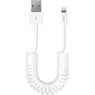Data-кабель Deppa USB - 8-pin для Apple (MFI, витой, 1.5м, белый)