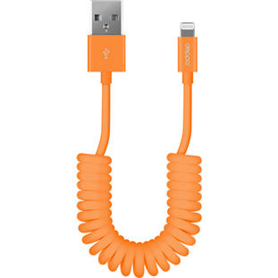 Data-кабель Deppa USB - 8-pin для Apple (MFI, витой, 1.2м, оранжевый)
