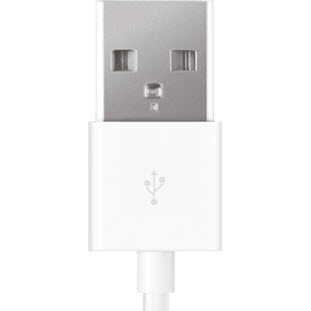 Фото товара Deppa USB - 8-pin для Apple (витой, 2.0м, белый)