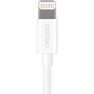 Фото товара Deppa USB - 8-pin для Apple (витой, 2.0м, белый)