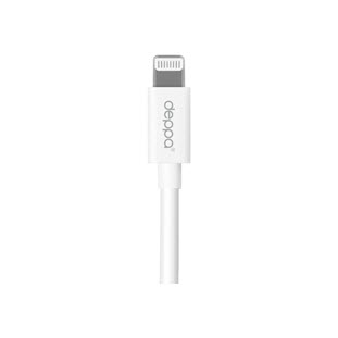 Фото товара Deppa USB - 8-pin для Apple (витой, 1.5м, белый)