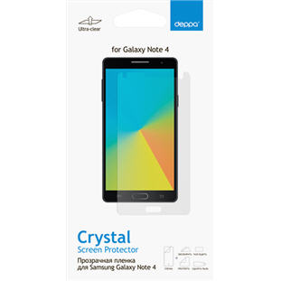 Защитная пленка Deppa для Samsung Galaxy Note 4 (прозрачная)