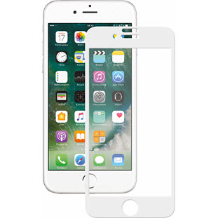 Фото товара Deppa для экрана Apple iPhone 7 (Asahi, прозрачное, белое, 0.3мм)