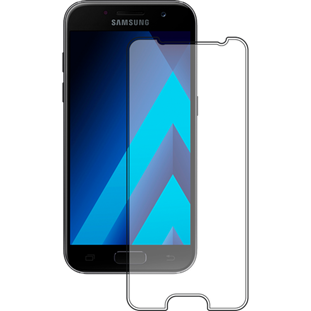 Защитное стекло Deppa для экрана Samsung Galaxy A3 2017 (0.3 мм, прозрачное)