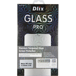 Защитное стекло Dlix Glass Pro+ для Meizu M2 mini