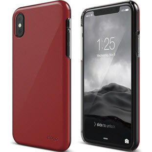 Чехол Elago Slim Fit 2 для Apple iPhone X (ES8SM2-RD, красный)