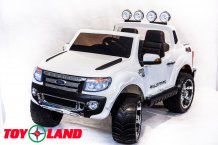 Электромобиль ToyLand Ford Ranger 2017 NEW 4*4 Белый (Лицензия)