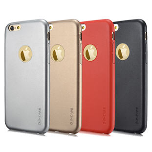 Фото товара G-Case Slim Shell накладка кожаная для Apple iPhone 6 (черный)