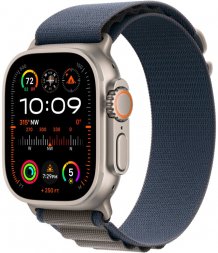Умные часы Apple Watch Ultra 2 49mm Titanium Case with Blue Alpine Loop Band - Large (GPS + Cellular)