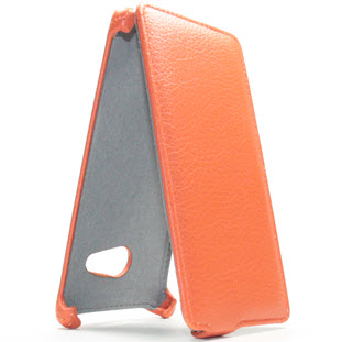 Чехол Gecko флип для Nokia Lumia 730 / 735 (оранжевый)