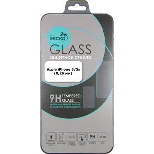 Защитное стекло Gecko для Apple iPhone 5/5s (0.26 мм)