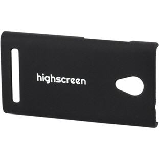 Чехол Highscreen накладка-пластик для Zera F rev.S (черный)