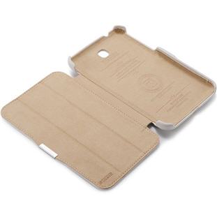 Фото товара IcareR Microfiber кожаный книжка для Samsung Galaxy Tab 3 7.0 (белый)