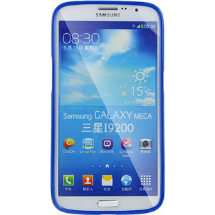 Чехол iMuca накладка-силикон для Samsung Galaxy Mega 6.3 (синий)