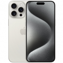 Смартфон Apple iPhone 15 Pro Max 256 Gb nano-Sim + eSim, White Titanium CPO