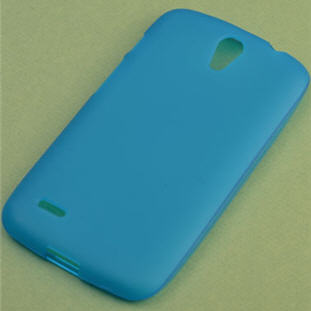 Чехол Jast силиконовый для Huawei Ascend G610 (голубой матовый)