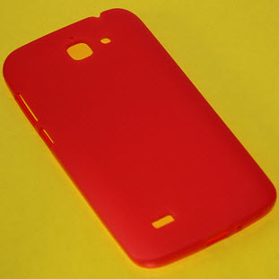Чехол Jast силиконовый для Huawei Ascend G730 (красный матовый)