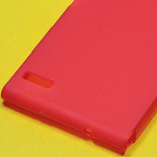 Фото товара Jast силиконовый для Huawei Ascend P6 (красный матовый)