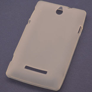 Чехол Jast силиконовый для Sony Xperia E (белый матовый)