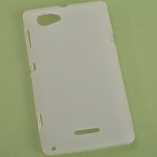 Чехол Jast силиконовый для Sony Xperia L (белый матовый)