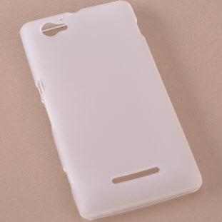 Чехол Jast силиконовый для Sony Xperia M (белый матовый)