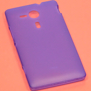Чехол Jast силиконовый для Sony Xperia SP (фиолетовый матовый)