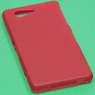Чехол Jast силиконовый для Sony Xperia Z3 Compact (красный матовый)