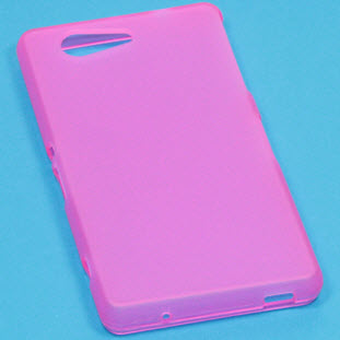 Чехол Jast силиконовый для Sony Xperia Z3 Compact (розовый матовый)