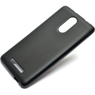 Чехол Jast силиконовый для Xiaomi Redmi Note 3/3 Pro (глянцевый черный)