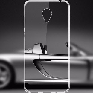 Фото товара Jast Slim силиконовый для Meizu M2 mini (глянцевый прозрачный)