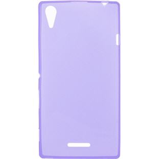 Чехол Jast Slim силиконовый для Sony Xperia T3 (глянцевый фиолетовый)
