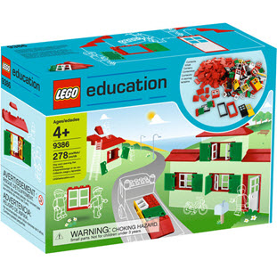 Фото товара LEGO Education PreSchool 9386 Набор дверей, окон и черепицы