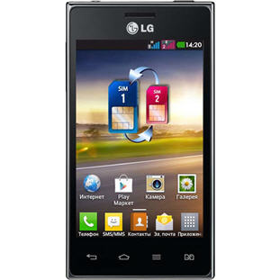 Мобильный телефон LG E615 Optimus L5 Dual (black)