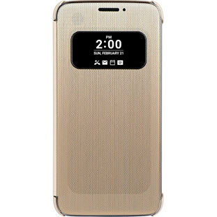 Чехол LG Quick Cover CFV-160 книжка для G5 (золотой)