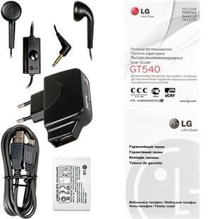 Фото товара LG GT540 Optimus (white pearl)