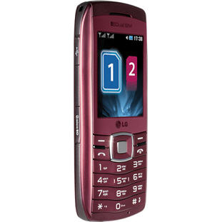 Мобильный телефон LG GX300 DuaL SIM (wine red)