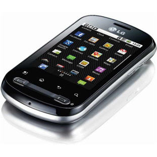 Фото товара LG P350 Optimus Me (silver)
