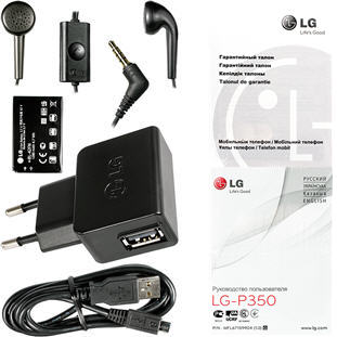 Фото товара LG P350 Optimus Me (silver)