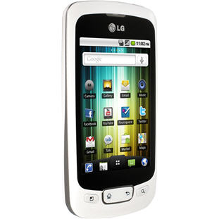 Мобильный телефон LG P500 Optimus One (shining white)