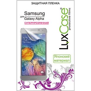 Защитная пленка LuxCase для Samsung Galaxy Alpha (глянцевая)