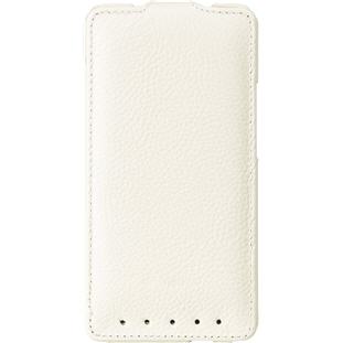 Чехол Melkco Premium кожаный флип для HTC One Dual Sim (белый)