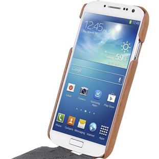 Фото товара Melkco Premium Lino кожаный флип для Samsung Galaxy S4 (коричневый)