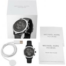 Фото товара Michael Kors Access Runway (silicone, MKT5049, silver/black)