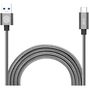 Data-кабель Nillkin Elite Cable USB 3.0 Type-C (1м, 3А, серый)
