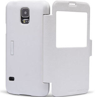 Фото товара Nillkin Fresh Leather книжка с окошком для Samsung Galaxy S5 (белый)