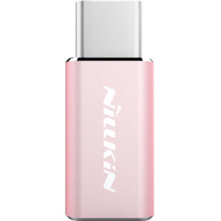 Переходник Nillkin microUSB - USB Type-C (розовый)